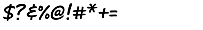Andrea Handwriting II Andrea II Script Slant Bold Font OTHER CHARS