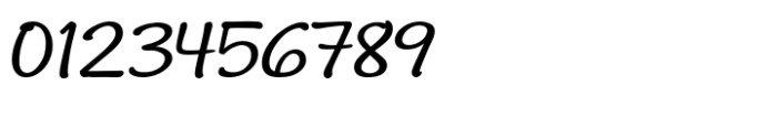 Andrea Handwriting II Andrea II Script Slant Nib Regular Font OTHER CHARS