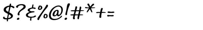 Andrea Handwriting II Andrea II Script Slant Nib Regular Font OTHER CHARS