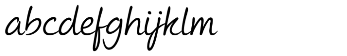 Andrea Handwriting II Andrea II Script Slant Regular FONT
