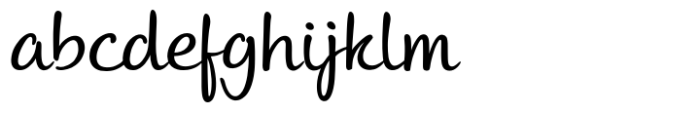 Andrea Handwriting II Andrea II Script Upright Nib Regular FONT