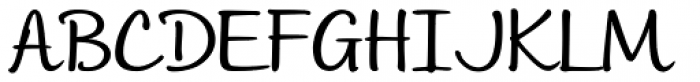 Andrea II Script Upright Nib Font UPPERCASE