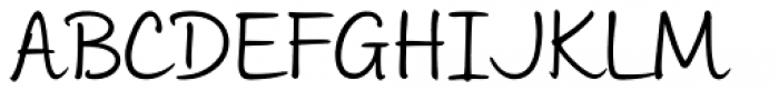 Andrea II Script Upright Font UPPERCASE