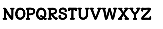 Andrea Typed Bold Font UPPERCASE