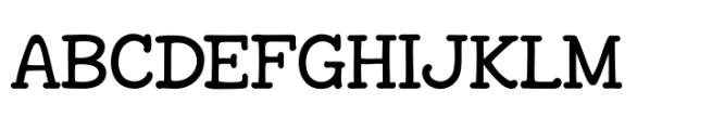 Andrea Typed Regular Font UPPERCASE