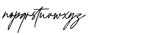 Andreas Signature Bold Font LOWERCASE