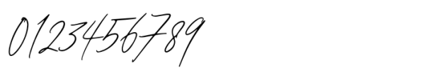 Andreas Signature Regular Font OTHER CHARS