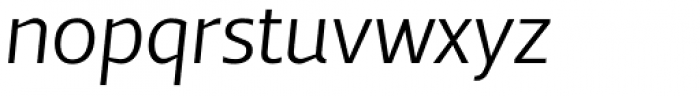 Andrew Samuels Light Italic Font LOWERCASE