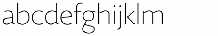Andrew Samuels OsF Thin Font LOWERCASE