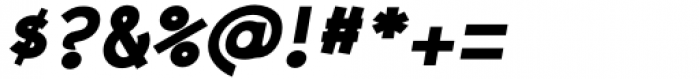 AndrewAndreas Black Oblique Font OTHER CHARS