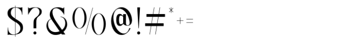 Andriani Font OTHER CHARS