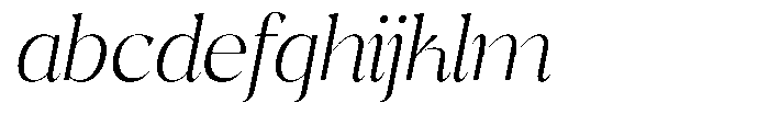 Andrise Extra Light Italic FONT