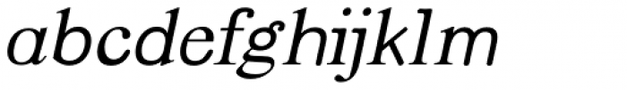 Andromeda Italic Font LOWERCASE
