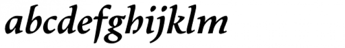 Andron 1 Greek Corpus SemiBold Italic Font LOWERCASE