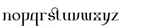 Androneida Regular Font LOWERCASE