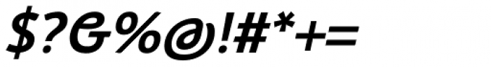 Andulka Sans Book Bold Italic Font OTHER CHARS