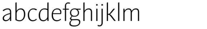 Andulka Sans Light Font LOWERCASE