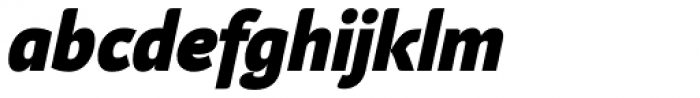 Andulka Sans Medium Bold Italic Font LOWERCASE