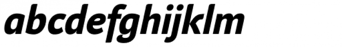 Andulka Sans Text Bold Italic Font LOWERCASE