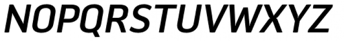 Aneba Neue Medium Italic Font UPPERCASE