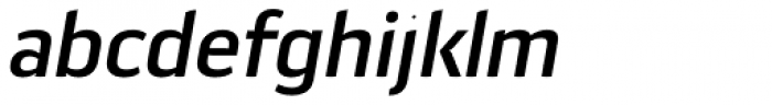 Aneba Neue Medium Italic Font LOWERCASE