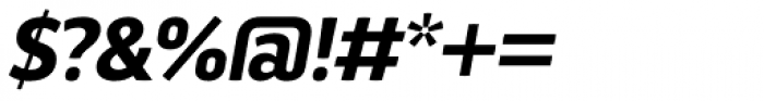 Aneba Neue SemiBold Italic Font OTHER CHARS