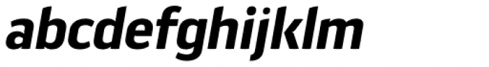 Aneba Neue SemiBold Italic Font LOWERCASE
