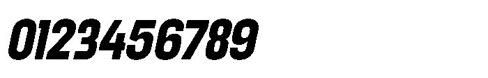 Aneka Slanted Font OTHER CHARS