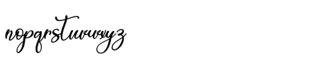 Aneliya Italic Font LOWERCASE