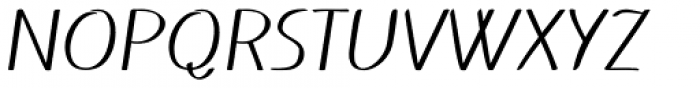 Anelo Condensed Italic Font UPPERCASE