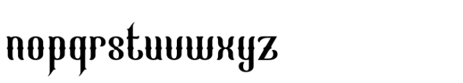 Aneloma Regular Font LOWERCASE