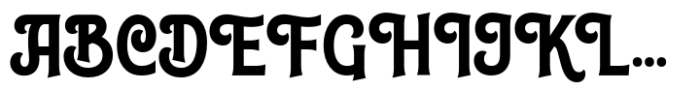 Anerome Regular Font UPPERCASE
