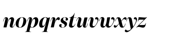 Aneto Bold Italic Font LOWERCASE