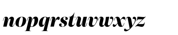 Aneto Extrabold Italic Font LOWERCASE