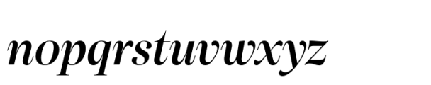 Aneto Semibold Italic Font LOWERCASE