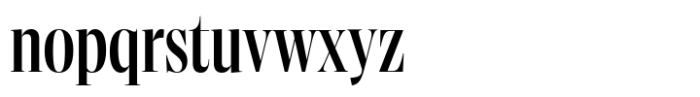 Aneto Skyline Condensed Semibold Font LOWERCASE
