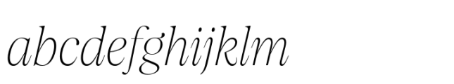 Aneto Skyline Extralight Italic FONT