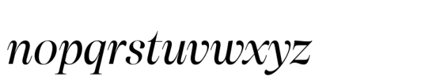 Aneto Variable Italic Font LOWERCASE