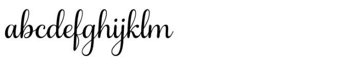 Angatha Italic Font LOWERCASE