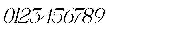 Angdiva Italic Font OTHER CHARS