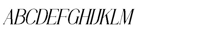 Angdiva Italic Font UPPERCASE
