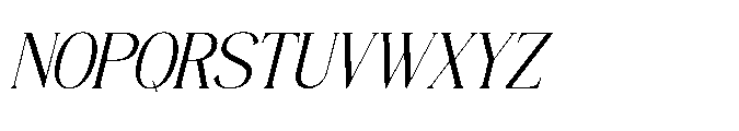 Angdiva Italic Font UPPERCASE