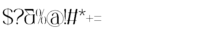 Angdiva Regular Font OTHER CHARS