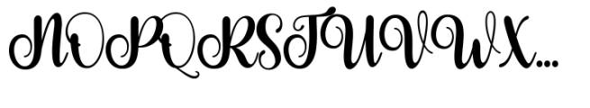 Angela Script Font UPPERCASE