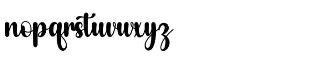 Angela Script Font LOWERCASE