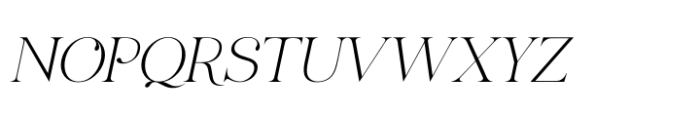 Angele Italic Font UPPERCASE