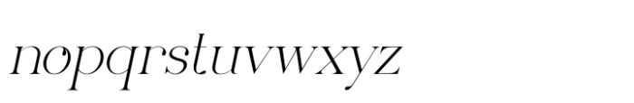 Angele Italic Font LOWERCASE