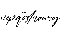 Angelina Rachmi Font LOWERCASE