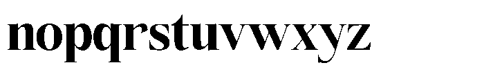 Angelons Black Condensed Font LOWERCASE