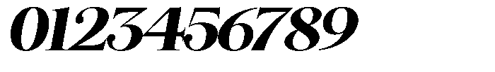 Angelons Black Expanded Italic Font OTHER CHARS